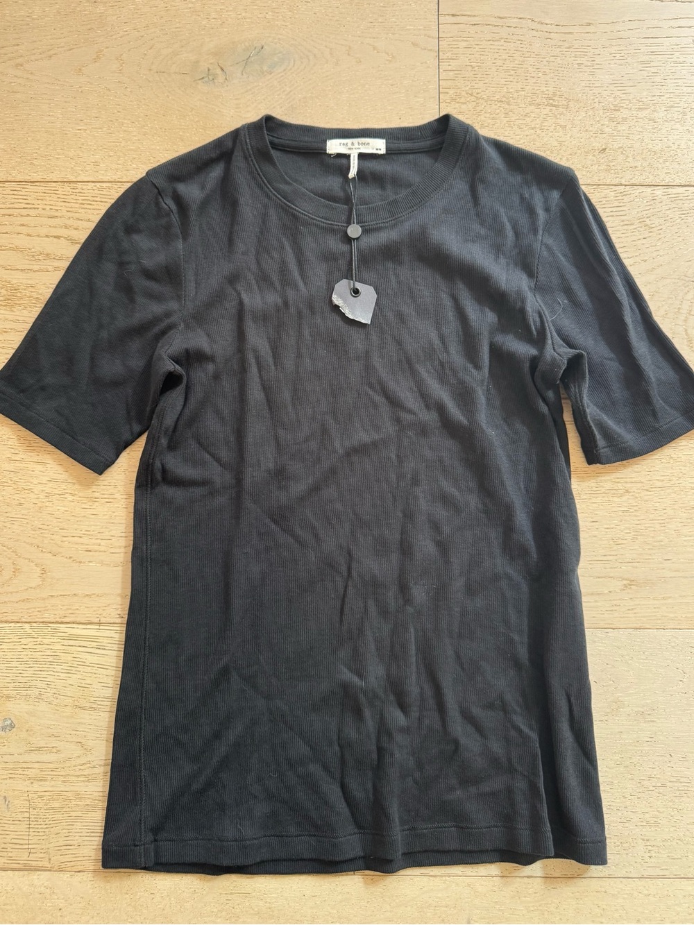 NWT Rag & Bone Ribbed Short Sleeve Tee‎ M - Picture 3 of 6